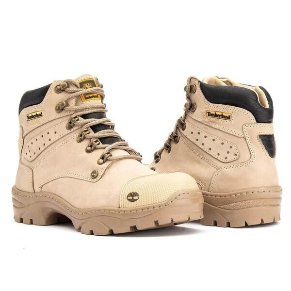 Bota Masculina em Couro Legitimo Timber 800 Nude - Image 4