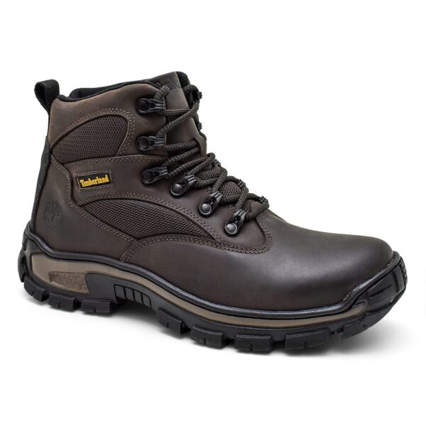 Bota Masculina em Couro Legitimo 13018 Chocolate - Image 2