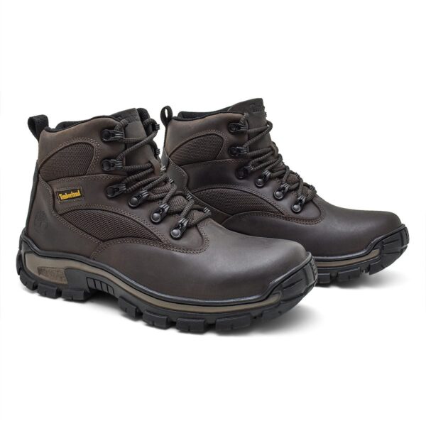 Bota Masculina em Couro Legitimo 13018 Chocolate - Image 3