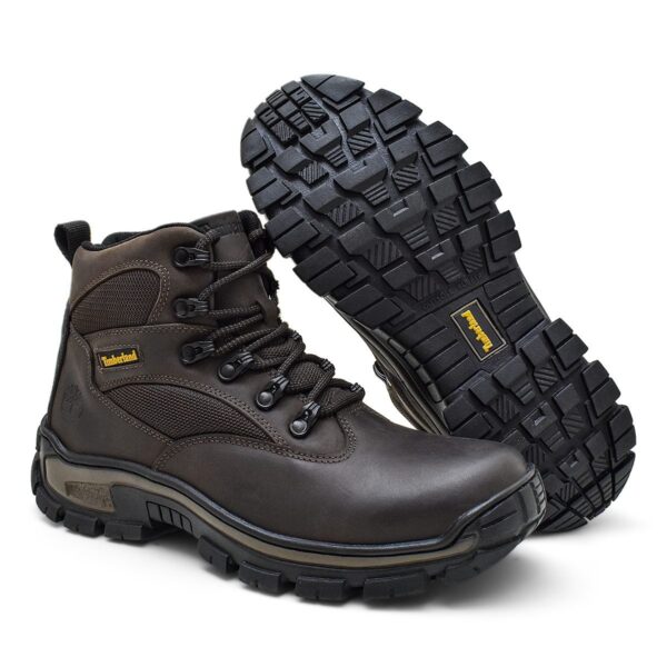 Bota Masculina em Couro Legitimo 13018 Chocolate - Image 4