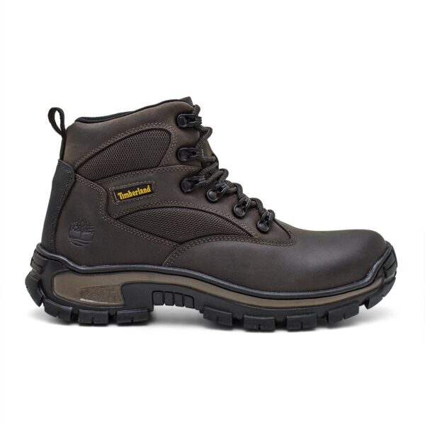 Bota Masculina em Couro Legitimo 13018 Chocolate