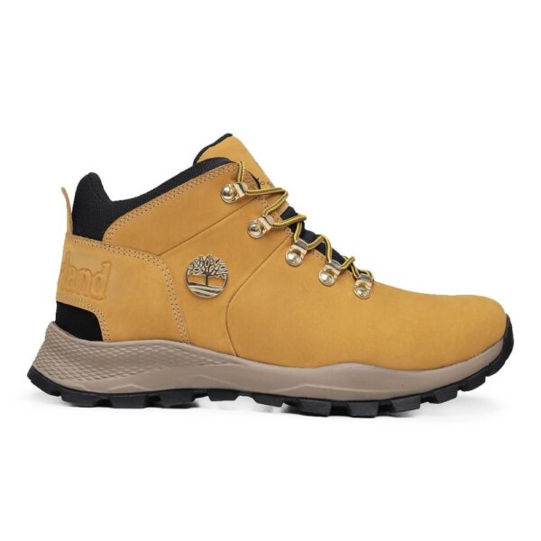 Bota Spint em Couro - Amarelo