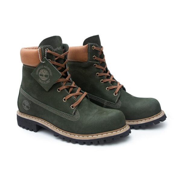 Bota Masculina em Couro Legitimo 9001 Verde - Image 2