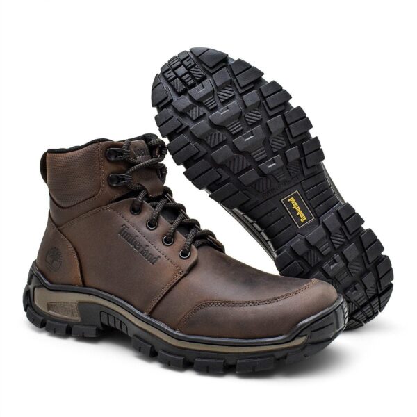 Bota Masculina em Couro Legitimo 13017 TRUCK CHOCOLATE - Image 4