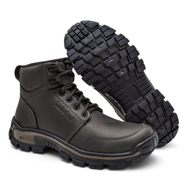 Bota Masculina em Couro Legitimo 13017 TRUCK PRETO - Image 2
